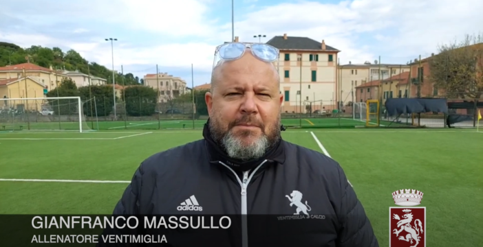 Calcio, Ventimiglia. Obiettivo prossima stagione per mister Massullo: &quot;Valorizziamo i nostri giovani, la società guarda ai playoff&quot; (VIDEO)
