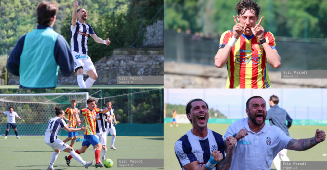 Calcio | Promozione. Sette gol ed emozioni tra Finale e Savona: gli scatti del successo biancoblu