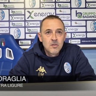 Calcio, Pietra Ligure. Moraglia d'orgoglio dopo la sconfitta con la Fezzanese: &quot;Miglior partita dal mio arrivo, stiamo lavorando per crescere in consapevolezza&quot; (VIDEO)