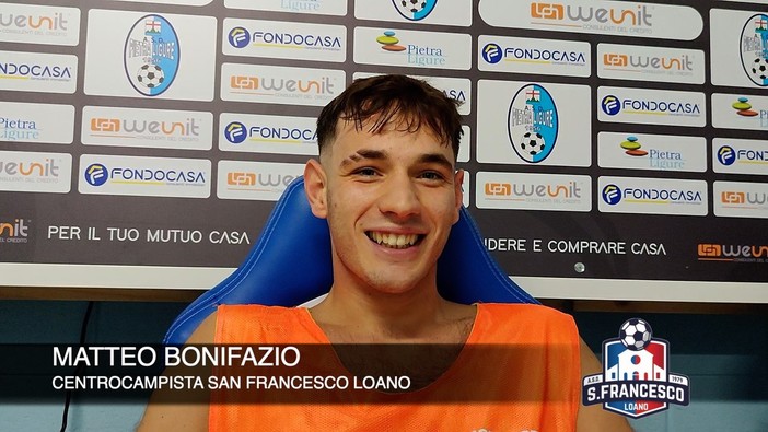Calcio, S.F. Loano. Il primo gol di Bonifazio vale un punto a Pietra Ligure: "Il giusto atteggiamento non ci è mai mancato" (VIDEO) Calcio, S.F. Loano. Il primo gol di Bonifazio vale un punto a Pietra Ligure: "Il giusto atteggiamento non ci è mai mancato" (VIDEO)