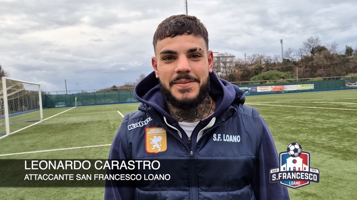 Calcio, San Francesco Loano | Doppietta e tanto orgoglio per Leonardo Carastro: "Ripagati i sacrifici, con mister Brignoli ho un grande rapporto" (VIDEO)