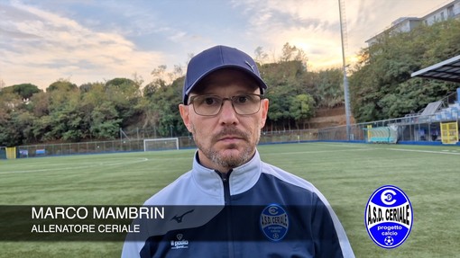 Calcio | Ceriale. Mister Mambrin tra il San Cipriano e il derby: "Piano gara saltato, ma ragazzi tenaci a trovare il pareggio. Ora alziamo la condizione" (VIDEO) Calcio | Ceriale. Mister Mambrin tra il San Cipriano e il derby: "Piano gara saltato, ma ragazzi tenaci a trovare il pareggio. Ora alziamo la condizione" (VIDEO)