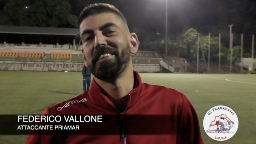 Calcio, Priamar. E' Federico Vallone l'uomo playoff: &quot;Tutti volevamo vivere una serata così&quot; (VIDEO)