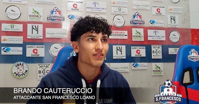 Calcio | San Francesco Loano. E' di Brando Cauteruccio la prima rete rossoblu nel nuovo Ellena: "Un'emozione speciale" (VIDEO)