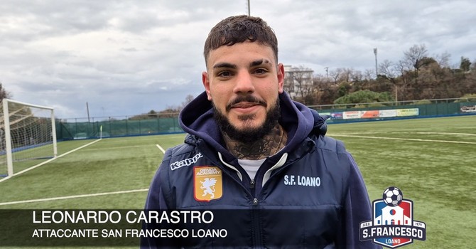 Calcio, San Francesco Loano | Doppietta e tanto orgoglio per Leonardo Carastro: "Ripagati i sacrifici, con mister Brignoli ho un grande rapporto" (VIDEO)