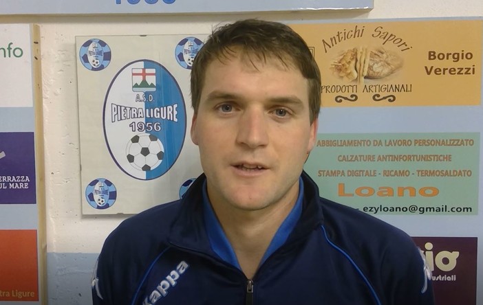 Calcio, Pietra Ligure. Umore agrodolce per Alessandro Danio dopo il 3-3 con la Genova Calcio. "Pari che fa male, ma sappiamo di poter stare nelle zone alte della classifica" (VIDEO) Calcio, Pietra Ligure. Umore agrodolce per Alessandro Danio dopo il 3-3 con la Genova Calcio. "Pari che fa male, ma sappiamo di poter stare nelle zone alte della classifica" (VIDEO)