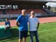 Calcio, Vadese - Santa Cecilia, entrambe le squadre hanno onorato Edy Amendola con un minuto di raccoglimento