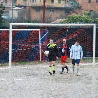 FOTONOTIZIA: il campo è un pantano, rinviata Camporosso - Albissola