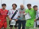 Calcio. L'Arenzano premia i quattro vincitori del Torneo delle Regioni. Targa ricordo per Damonte, Scalvini, Mariani e Thomas Graziani