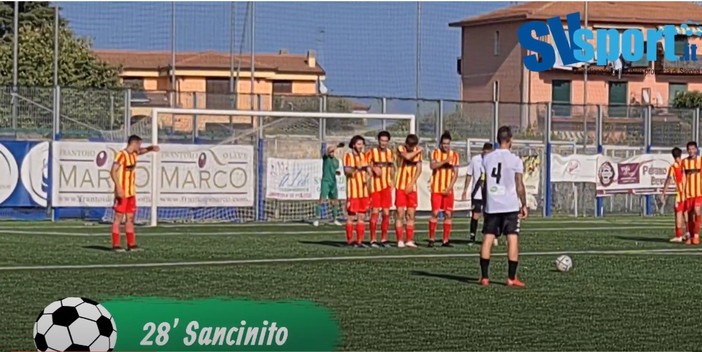 Calcio, Albenga. Ancora una cometa per Sancinito, ecco il gol che ha deciso il match con il Finale (VIDEO)