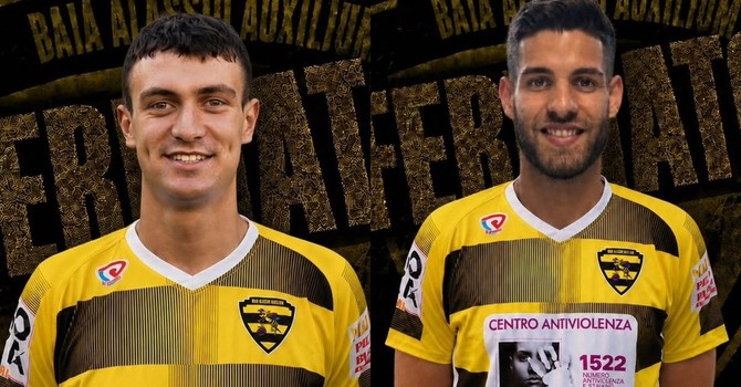 Calciomercato | La Baia Alassio continua a puntellare la difesa, ufficiali i rinnovi di Lufi e Ferraro