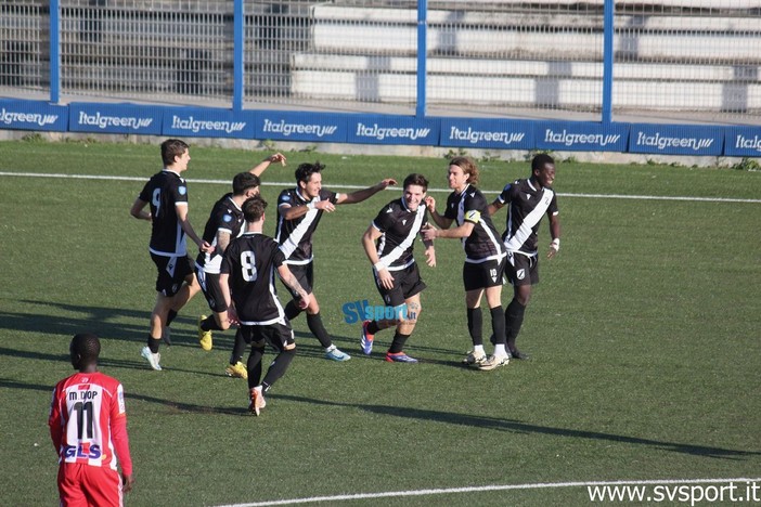 Una delle ultime partite dell'Us Albenga, prima del fallimento
