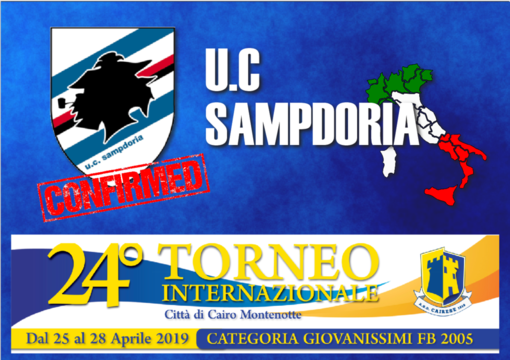 Calcio, Cairese. Anche la Sampdoria prenderà parte al Torneo Internazionale