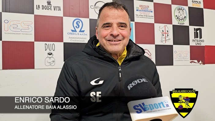 Calcio | Baia Alassio. Sardo sorride a metà dopo il pari col Pontelungo: "Gara brutta. Dispiaciuti per Messaoud, era la sorpresa di questa stagione" (VIDEO)