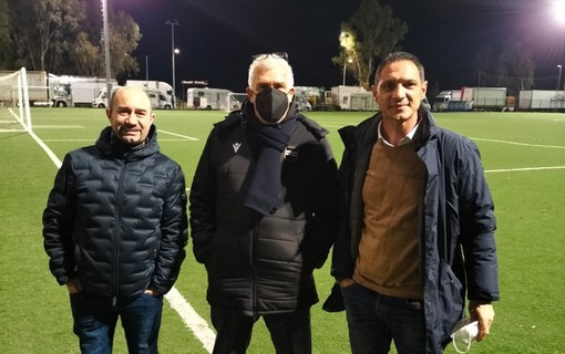 Calcio, Sanremese. Visita ai matuziani da parte di Luca Oddone, responsabile del progetto Next Generation Sampdoria