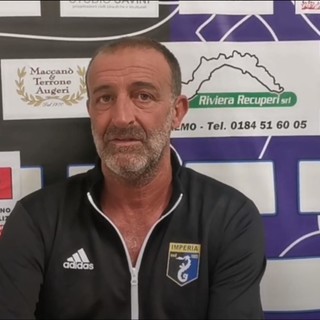 Imperia calcio, Mister Lupo dopo il pirotecnico derby di Coppa:" Salvo soltanto il carattere ma il pari è giusto" (VIDEO)