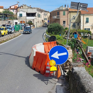 Cedimento sulla Sp490 a Gorra: tecnici al lavoro, strada chiusa giovedì 18 dicembre