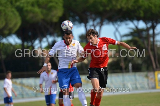 Calcio, Finale. Vittoria storica a Grosseto. Buttu: "Merito di tutto il gruppo, la prestazione è stata di altissimo livello"