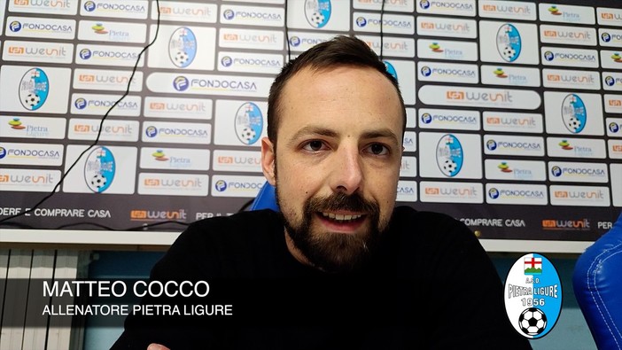 Calcio, Pietra Ligure. L'aria d'alta classifica non smuove Cocco: &quot;I ragazzi stanno avendo una mentalità da grande&quot; (VIDEO)