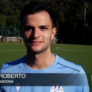 Calcio, Savona. Buona la prima per Nicolò Roberto: &quot;Emozionato nel vedere la gente al campo. Dalla prossima settimana possiamo iniziare gli allenamenti a pieno regime&quot; (VIDEO)