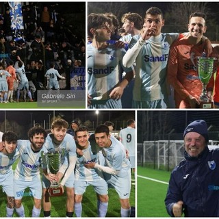 Calcio | L'Albissole trionfa in Coppa Promozione, gli scatti del 3-0 all'Angelo Baiardo e la festa biancoceleste (FOTOGALLERY)