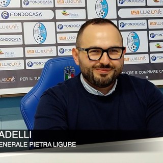 Calcio, Pietra Ligure. Sorriso aperto per il dg Filadelli: "Partita da manifesto contro l'Arenzano, una prestazione che ci rasserena" (VIDEO)