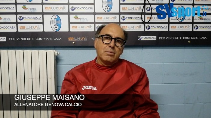 Genova Calcio. Maisano rende onore al Pietra Ligure: "Il pari era il risultato più giusto. Campionato livellato verso il basso" (VIDEO) Genova Calcio. Maisano rende onore al Pietra Ligure: "Il pari era il risultato più giusto. Campionato livellato verso il basso" (VIDEO)