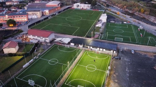 Calcio, Camporosso. I lavori per il nuovo centro sportivo proseguono a spron battuto