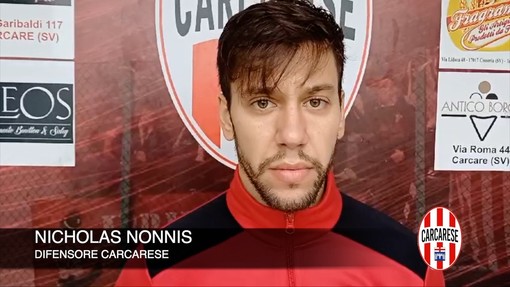 Calcio. Carcarese a punteggio pieno, Nonnis: "Vinto contro un buon Ceriale, in campo portiamo cosa ci chiede il mister "VIDEO) Calcio. Carcarese a punteggio pieno, Nonnis: "Vinto contro un buon Ceriale, in campo portiamo cosa ci chiede il mister "VIDEO)