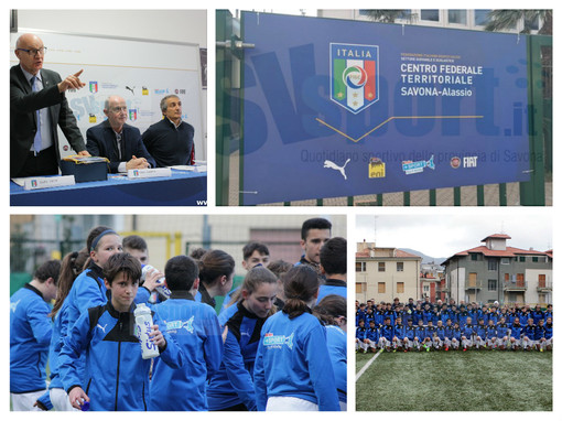 Calcio :il gran giorno è arrivato, inaugurato il Centro Federale Territoriale di Alassio (FOTOGALLERY)