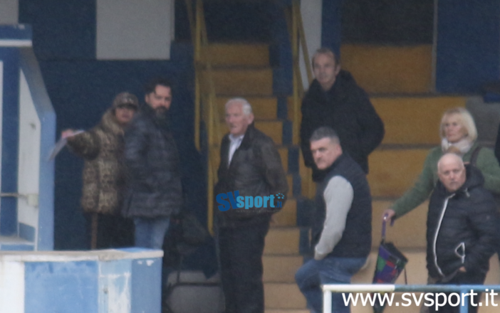 Calcio, Città di Savona. Prima visita del presidente Benucci al Bacigalupo, con lui anche l'imprenditore Ettore Serra Calcio, Città di Savona. Prima visita del presidente Benucci al Bacigalupo, con lui anche l'imprenditore Ettore Serra