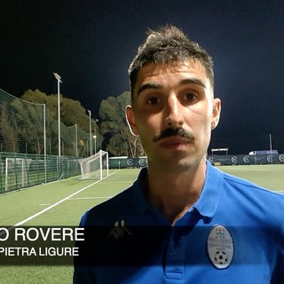 Calcio, Pietra Ligure. Pollice alto per capitan Rovere: "L'amichevole di Sanremo ci ha lasciato ottime sensazioni" (VIDEO)