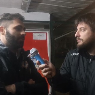 Calcio, Albenga. Castagna subito protagonista: "Aspettative alte su di me? L'esperienza mi regala serenità. Oggi siamo stati più tosti dei nostri avversari" (VIDEO)