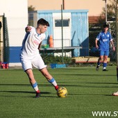 Calcio.La saetta di Delfino puntella il primato del Millesimo ad Andora. Gli scatti dal Marco Polo (FOTOGALLERy)
