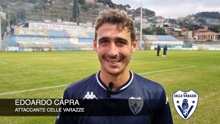 Calcio, Celle Varazze. L'eurogol di Capra vale un punto a Sanremo: "Pareggio giusto, ogni partita vale doppio" (VIDEO)
