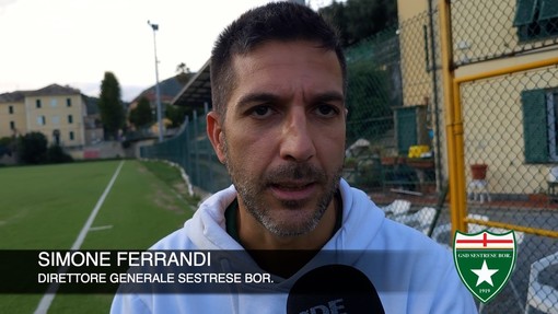 Calcio, Sestrese. La determinazione paga per il dg Ferrandi: "Serviva una svolta, la gara del Borel per noi era una finale" (VIDEO) Calcio, Sestrese. La determinazione paga per il dg Ferrandi: "Serviva una svolta, la gara del Borel per noi era una finale" (VIDEO)