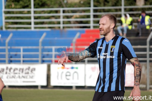 Alessio De Bode con la maglia dell'Imperia Alessio De Bode con la maglia dell'Imperia
