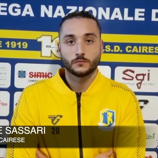 Calcio, Cairese. Un gol non basta a Samuele Sassari: &quot;Ne mancano ancora per i miei standard, a Lavagna per fare punti&quot; (VIDEO)