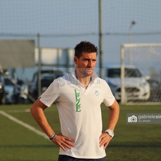 Davide Girgenti sulla panchina del Legino