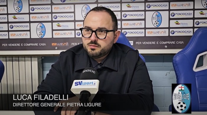 Calcio, Pietra Ligure. L'analisi del dg Filadelli: "Avremo tempo per capire cosa non ha funzionato, ma contro il Celle è stata una grande partita" (VIDEO)