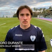 Calcio, Celle Varazze. Gol e tanto sacrificio per Alessandro Durante: "Manteniamo questa mentalità" (VIDEO)