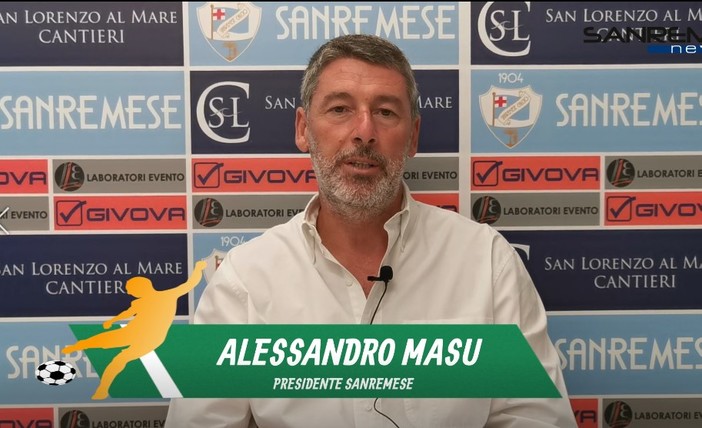 Calcio, Sanremese. A tre mesi dal suo insediamento, parla il Presidente Masu:" La riapertura della tribuna per noi è importante. Fava? Per il momento non ci saranno sostituti."