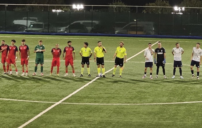 Calcio, Coppa Italia di Eccellenza. Derby e qualificazione per il Pietra Ligure, la doppietta di Rovere elimina la San Francesco Loano