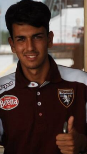 Nicolò Piu con la maglia del settore giovanile del Torino