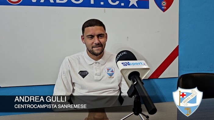 Calcio, Sanremese. Gulli si sblocca a Vado con il gol dell'ex: "Sto trovando continuità, in mezzo abbiamo disputato una grande partita" (VIDEO) Calcio, Sanremese. Gulli si sblocca a Vado con il gol dell'ex: "Sto trovando continuità, in mezzo abbiamo disputato una grande partita" (VIDEO)