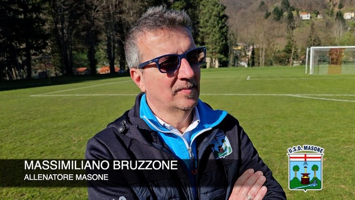 Calcio, Masone. Bruzzone non ha appunti da fare ai suoi: "Savona forte e organizzato, il loro portiere migliore in campo" (VIDEO)