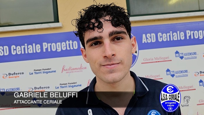 Calcio, Ceriale. Beluffi sprona i suoi dopo l'1-1 con il Finale: "Ok l'inesperienza, ma bisogna avere più voglia di vincere" (VIDEO)