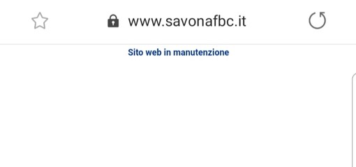 Calcio, Savona. Anche il sito ufficiale è ko Calcio, Savona. Anche il sito ufficiale è ko