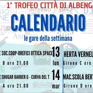 Calcio a 7, Trofeo Città di Albenga. Ecco il calendario completo della prima fase, lunedì si parte con i gironi B e C