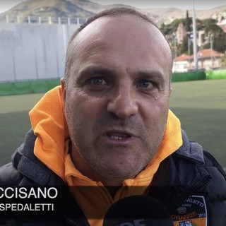Calcio, Ospedaletti. Luccisano commenta il pari di Alassio: "Una bella giornata di sport, Ambesi esempio per tutti" (VIDEO)